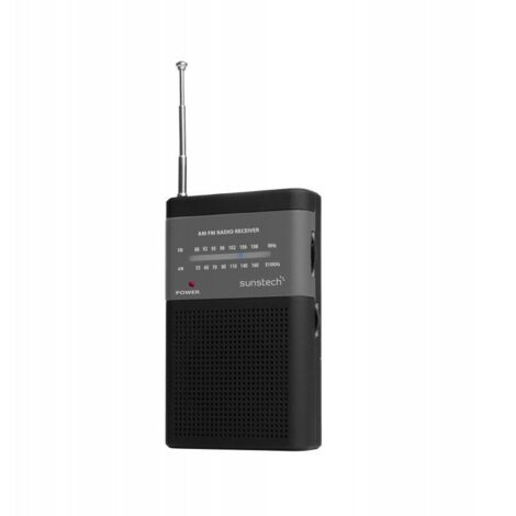 Radio Portátil Sunstech RPS42BLISBK/ Negra