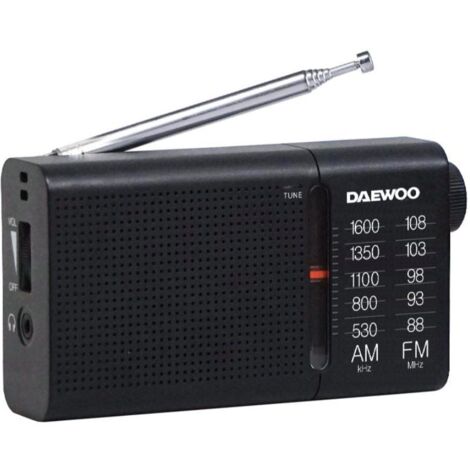 Radio portatile daewoo dw1119/nero