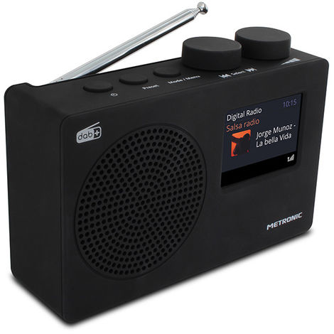 Radio portatile digitale DAB+ e FM RDS con display - Verde