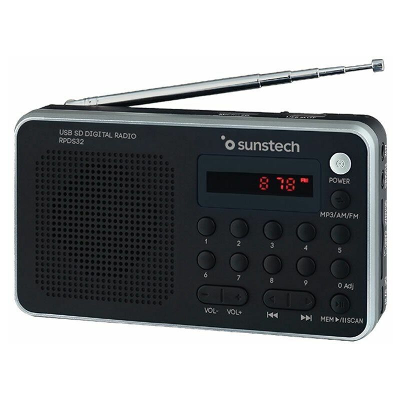 Image of Radio portatile Sunstech rpd32sl/ argento
