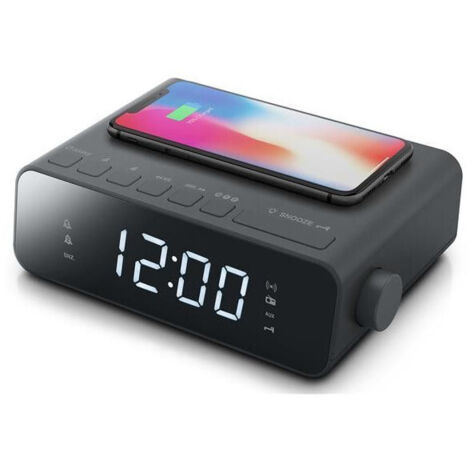 radio reloj despertador dual negro - m175wi - muse -