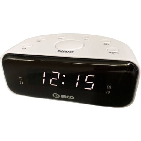 Radio-réveil avec écran pd-134 white