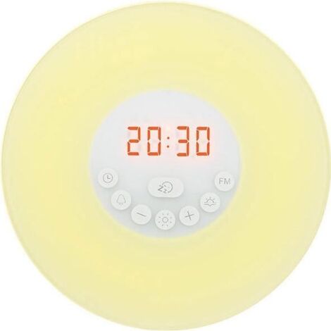 Radio-réveil lumineux \"Wake-up\" avec sons de la nature