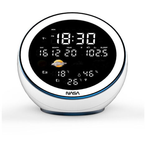 Radio réveil Nasa WSP 1500WH Blanc
