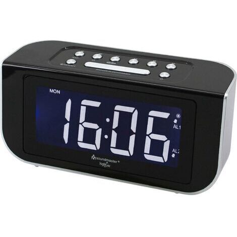Radio-réveil SOUNDMASTER HIGHLINE FUR4005, noir