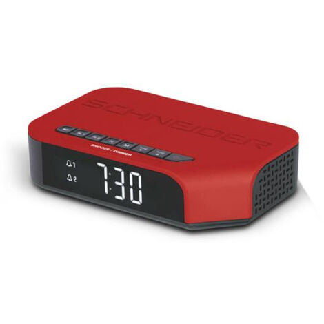 RADIO REVEIL VIVA ROUGE SCHNEIDER Code douanier 8527921000 Origine Chin SCHNEIDER - SC310R