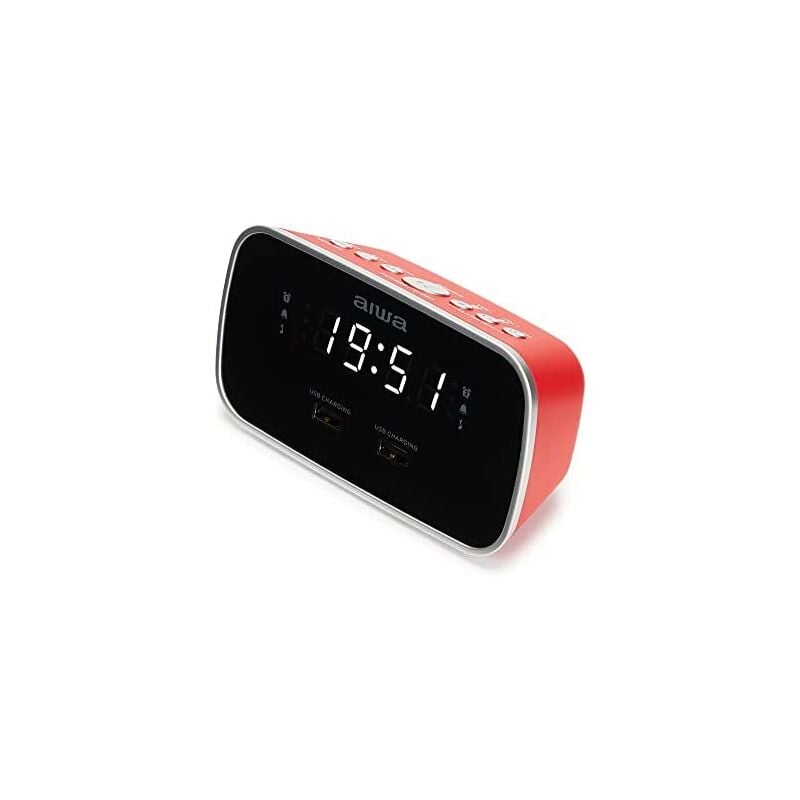 Shindaiwa - Radio-réveil aiwa cru-19 réseau 2 ports usb charge 5v 2.4a