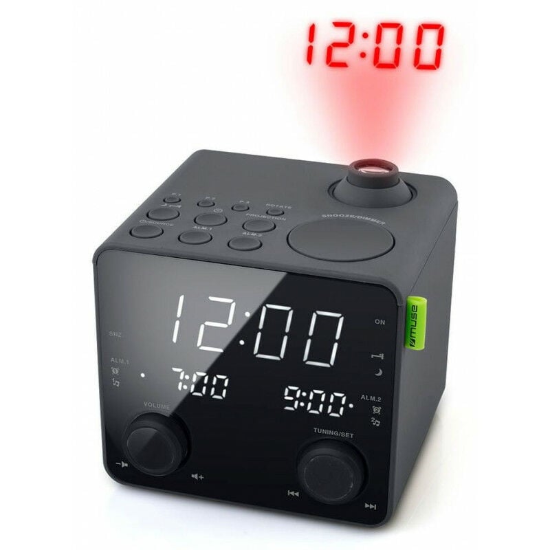 Radio réveil Muse m 189 p - Noir