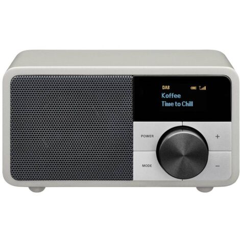 Radio Transistor Sangean DDR7 MINI Argentato FM Retrò