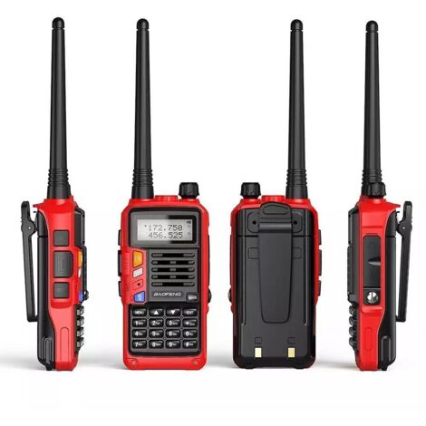 Radio-walkie Baofeng UV-S9 Plus tribande 10 W, puissante, 136-174 MHz / 220-225 MHz / 400-520 MHz, pour amateurs.-AquaForge