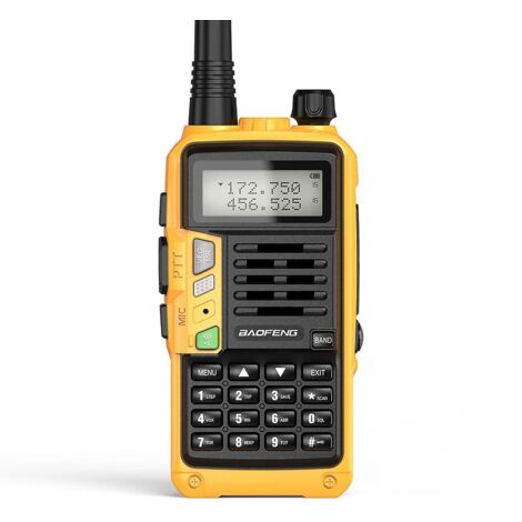 Radio-walkie Baofeng UV-S9 Plus tribande 10 W, puissante, 136-174 MHz / 220-225 MHz / 400-520 MHz, pour amateurs.-AquaForge