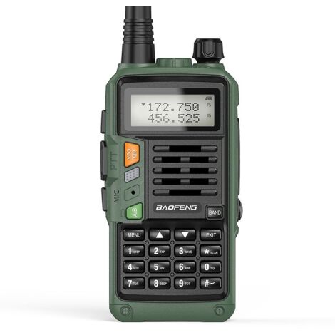 Radio-walkie Baofeng UV-S9 Plus tribande 10 W, puissante, 136-174 MHz / 220-225 MHz / 400-520 MHz, pour amateurs.-AquaForge