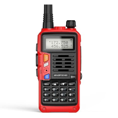 Radio-walkie Baofeng UV-S9 Plus tribande 10 W, puissante, 136-174 MHz / 220-225 MHz / 400-520 MHz, pour amateurs.-AquaForge