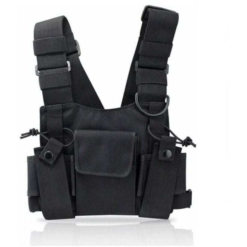 Image of Radio Walkie Talkie Tasca sul petto Borse Imbracatura Zaino Custodia