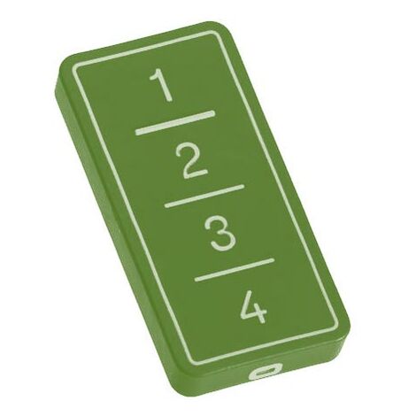 BEB SMARTHOME Radiocomando Telecomando Trasmettitore 4 Canali Facile433 TX4 Rolling Code 433,92 MHz Lime Green