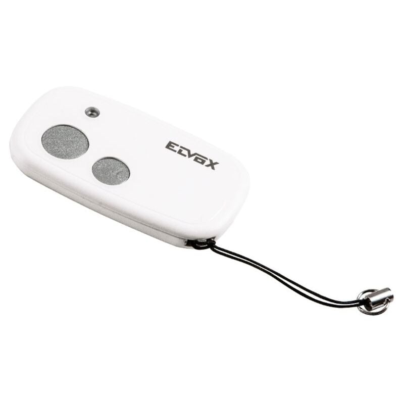 Vimar - Elvox télécommande à deux canaux 433Mhz blanc ETRN2