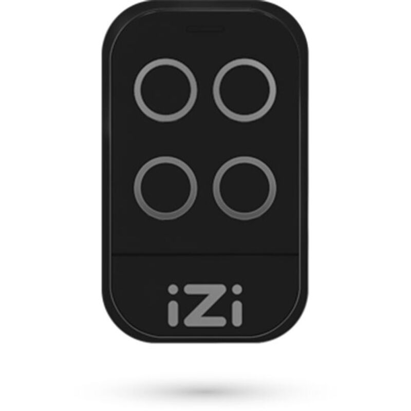 Telecommande portail izi black universelle 4 boutons Mbg IZI-BLACK