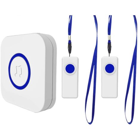 Radiomessagerie pour personnes âgées, bouton portable, télécommande sans fil, dispositif d'aide à distance, sonnerie d'urgence pour patients, alarme pour personnes âgées.