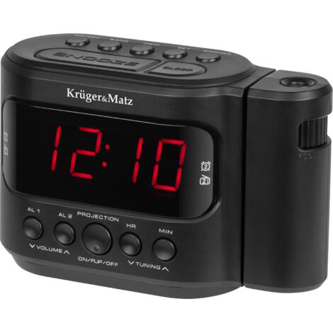 Radiosveglia Kruger&Matz AM/FM con timer snooze e LED