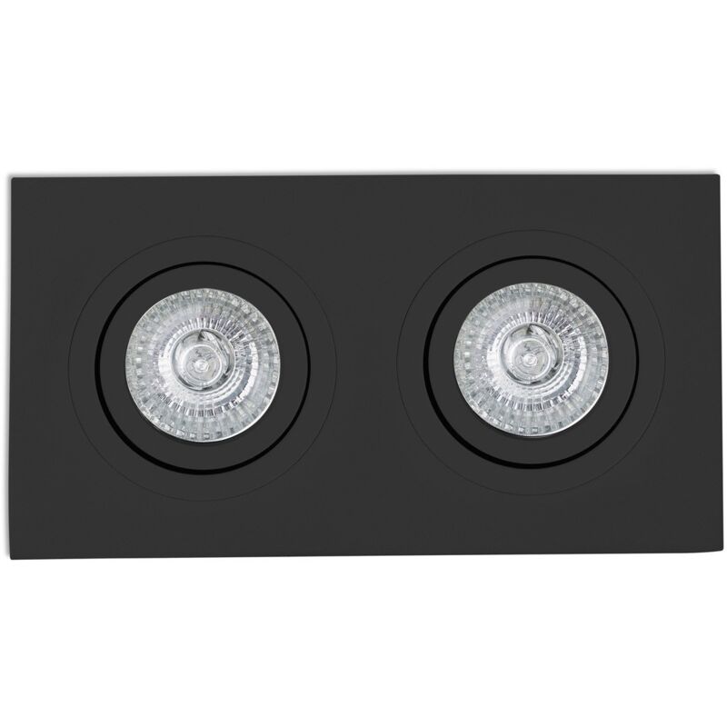 Faro Barcelona - radón Lampe encastrable au plafond noir de faro 43407