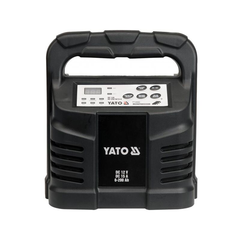 Image of Yato - YT-8303 Caricabatteria da auto Nero carica batterie