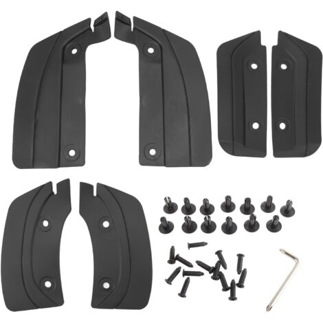[Radschutz] [6 Stück] [PVC] [Tesla Modell 3 2018-2023] [Schmutzschutz]