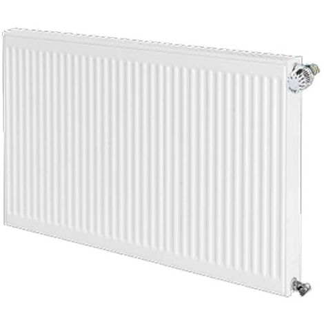 Radson – Radiateur eau chaude en acier 600x600mm 1025W type 22 – Pression 10 bars – Raccordements 4 orifices 15/21 – PKMP226000600