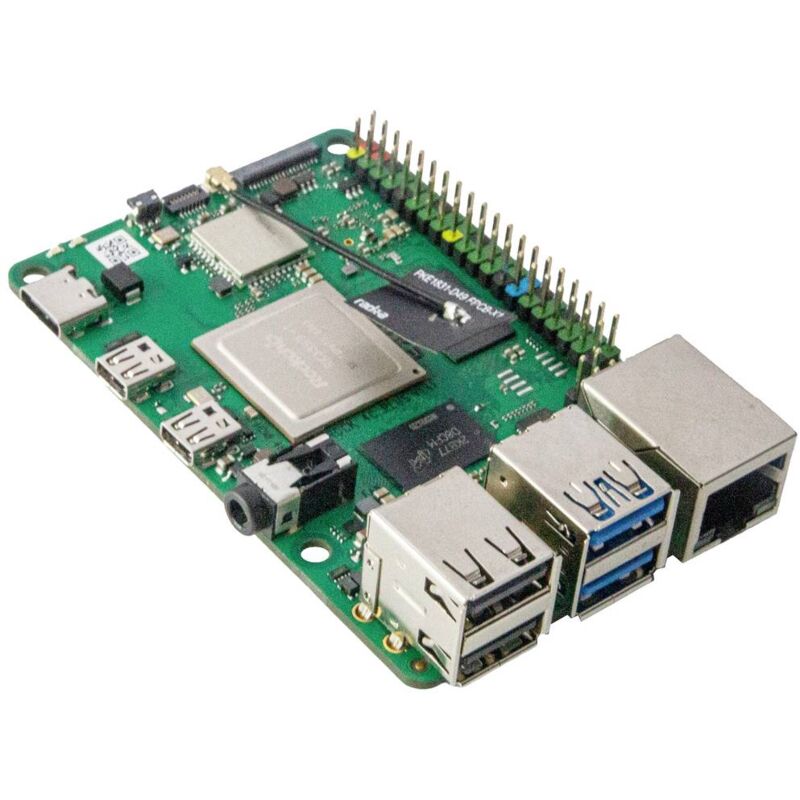 Radxa - RS114CP-D4 Rock 4 c+ 4 gb 6 x Fréquence d'horloge: 1.5 GHz, 1.0 GHz