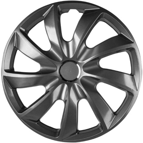 Radzierblenden 4er Satz Turbine 15 Zoll graphite