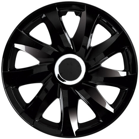 Radzierblenden Radkappen NRM DRIFT 15 Zoll Schwarz 4er Set