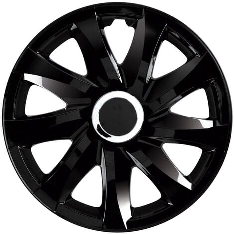 Radzierblenden Radkappen NRM DRIFT 16 Zoll Schwarz 4er Set