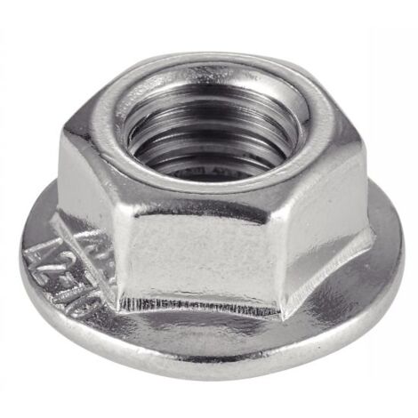 Rändelmuttern mit Flansch - Edelstahl A2 M6 - Packung mit 200
