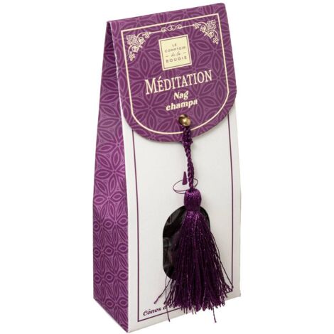 Räucherkegel mit Halter 79g - Violett