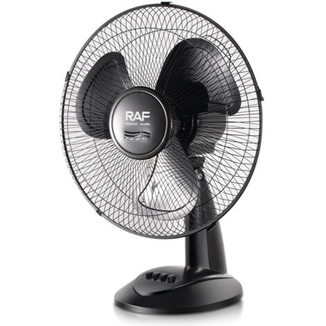 RAF Ventilator sur pied silencieux 3 pales – mit 3 Geschwindigkeiten, 3 Modi, Ventilator, für den Innenbereich Schlafzimmer, Wohnzimmer, Homeoffice & Studentenwohnheim