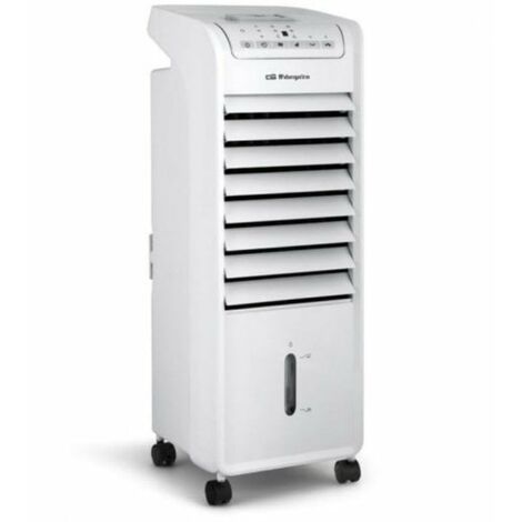 Raffreddatore evaporativo orbegozo aria 46 - 55w -3 funzioni in 1 - 6l serbatoio acqua estraibile - 3 velocità - timer - telecomando a