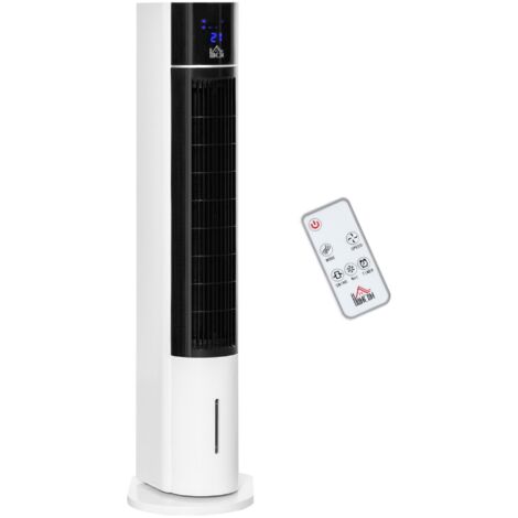 Raffrescatore Ventilatore Evaporativo 3 Litri 60W con Telecomando Bianco