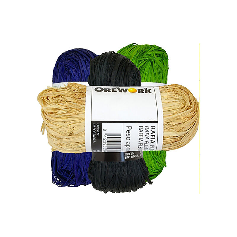 

RAFIA FLORISTA MAZO 200 g NEGRO