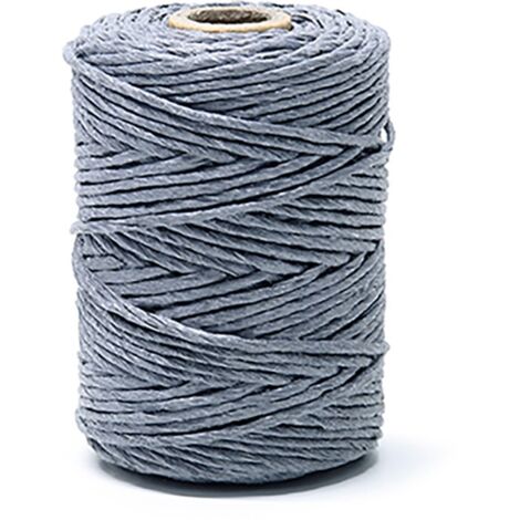 RAFIA POST CONSUMO 700GR 1,7MM GRIS - 420 M