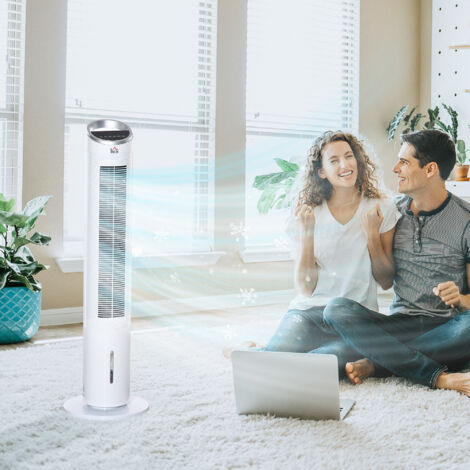 Rafraîchisseur d'air 4 en 1-oscillant-timer. 3 modes. 3 vitesses - télécommande 2 blocs réfrigérants