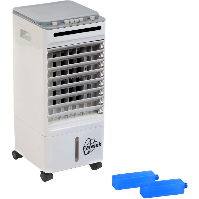 Farelek - Rafraîchisseur d'air Alaska 6 l 3 vitesses 560mm 65W Blanc