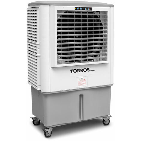 Rafraîchisseur d'air évaporatif industriel mobile 200m² 18000m³/h Torros BVK1800P