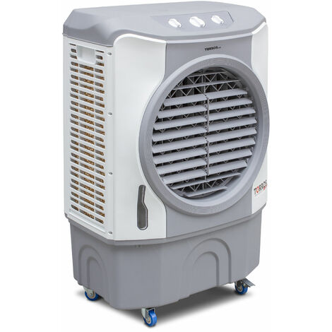 Rafraîchisseur d'air évaporatif professionnel mobile 50m² 4000m³/h Torros BVK400