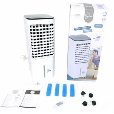 Rafraichisseur d'air - FARELEK - 112201 - 3 vitesses - 7,5 h - 12 L - Blanc