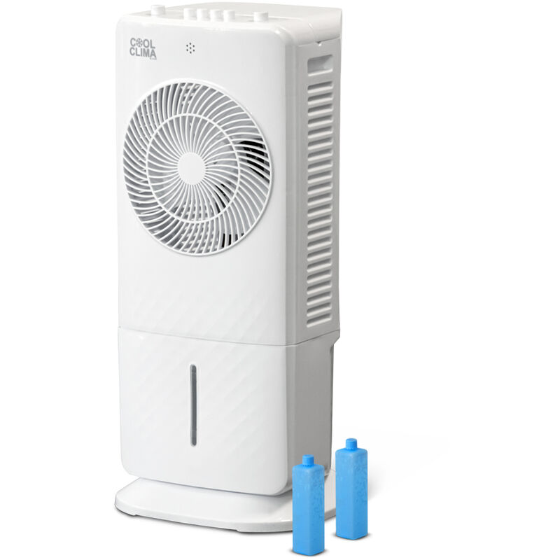 Cool Clima - Rafraîchisseur d'air 5 en 1 Oscillant 1000M³/H 65W Blanc