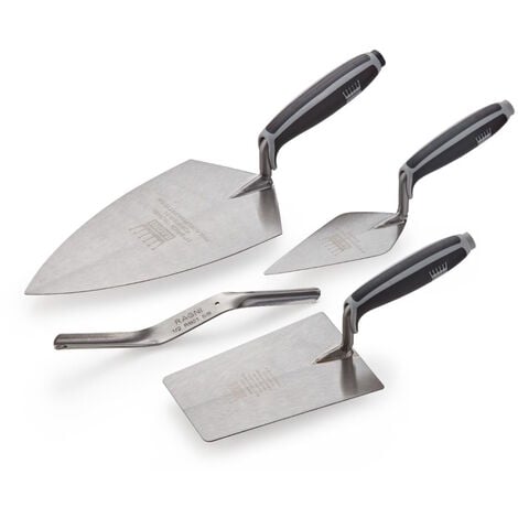 Ragni 4-Piece Professional Bricklaying Trowel Kit RB1010