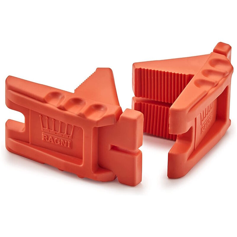 Ragni Orange Robust Brickies Rubber Corner L Shape Brick Line Block, RCB-02
