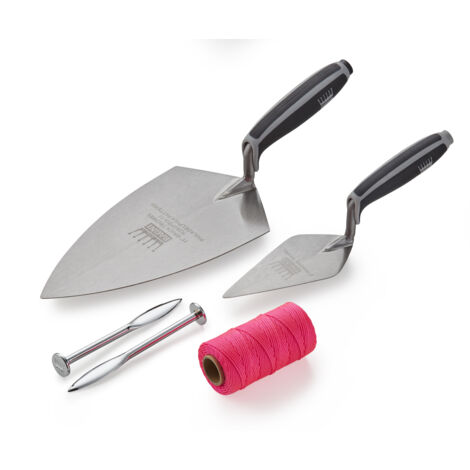 Ragni Pro Bricklayer R280PSG Philadelphia R160SG Pointing Trowel Brick Line Set