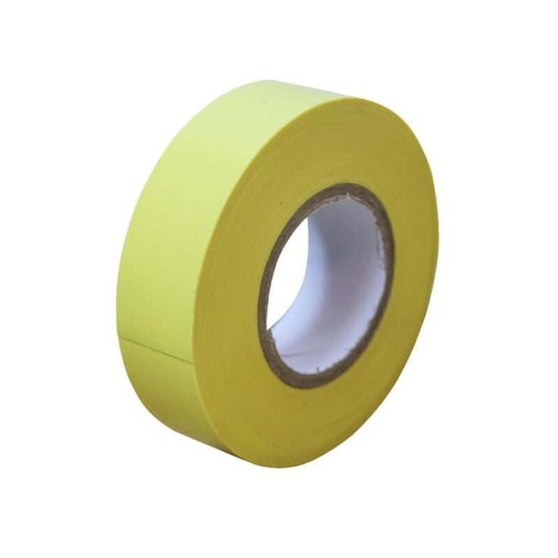 Faithfull - pvc Electrical Tape Yellow 19mm x 20m faitapepvcy - Yellow