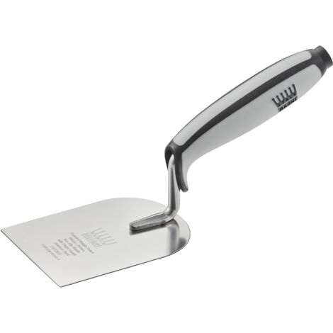 Ragni R6180S Stainless Rounded Margin Trowel Size 80mm X 110mm