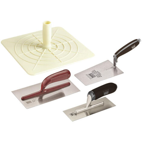 Ragni RP1028 Plasterer Pack Plastic Hawk Plaster Trowel Small Trowel Pipe Trowel